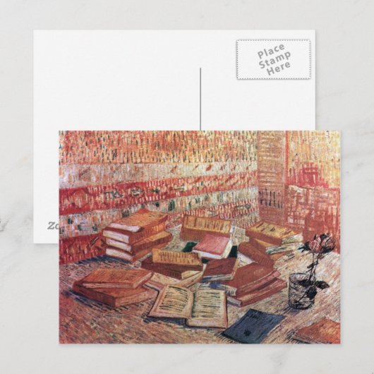 Nog steeds leven door Vincent van Gogh 1887 Briefkaart (Voorkant / Achterkant)