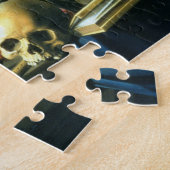 Nog steeds leven: Een legoir van de Vanities van d Legpuzzel (Zijkant)