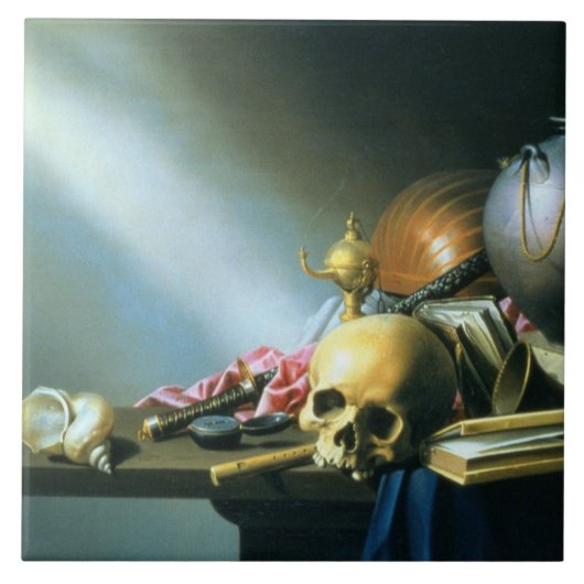 Nog steeds leven: Een legoir van de Vanities van d Tegeltje (Voorkant)