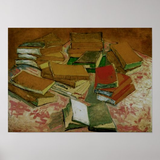 Nog steeds leven Franse romans Van Gogh Fine Art Poster (Voorkant)