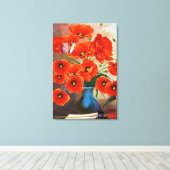 Nog steeds leven in het Vase Canvas Afdruk (Insitu (Houten vloer))