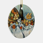 Nog steeds leven is een mandje cezanne schilderkun keramisch ornament (Rechts)