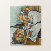 Nog steeds leven is een mandje cezanne schilderkun legpuzzel (Verticaal)