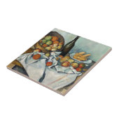 Nog steeds leven is een mandje cezanne schilderkun tegeltje (Zijkant)