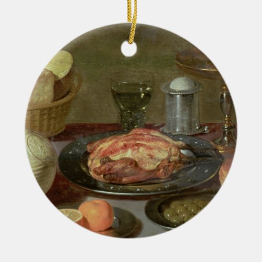 Nog steeds leven keramisch ornament (Voorkant)