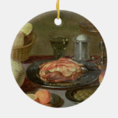 Nog steeds leven keramisch ornament (Achterkant)