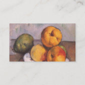 Nog steeds leven, kwee, appels, peren van Paul Céz Visitekaartje (Achterkant)