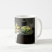 Nog steeds leven Lemon Peaches door Manet Impressi Koffiemok (Voorkant rechts)