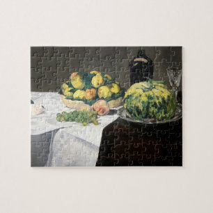 Nog steeds leven Lemon Peaches door Manet Impressi Legpuzzel