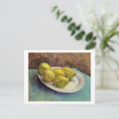 Nog steeds leven, Lemons op Bord, Van Gogh Fine Ar Briefkaart (Staand voorkant)