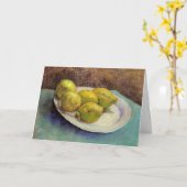 Nog steeds leven Lemons op een Bord van Vincent va Kaart (Gele Bloem)
