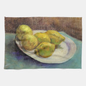 Nog steeds leven Lemons op een Bord van Vincent va Theedoek (Horizontaal)