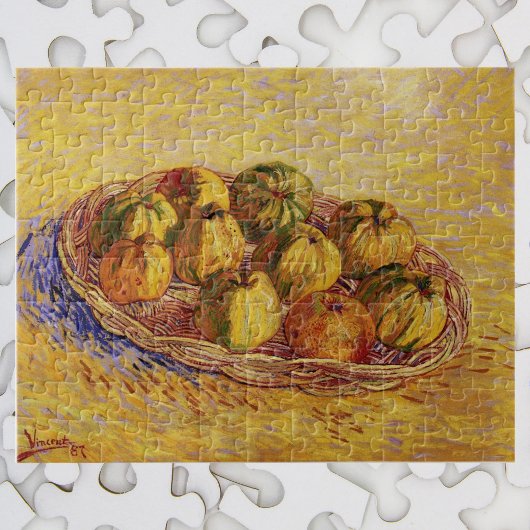 Nog steeds leven, mandje appels van Vincent van Go Legpuzzel