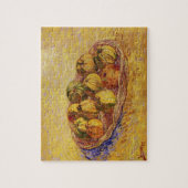 Nog steeds leven, mandje appels van Vincent van Go Legpuzzel (Verticaal)