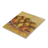 Nog steeds leven, mandje appels van Vincent van Go Tegeltje (Zijkant)