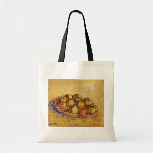 Nog steeds leven, mandje appels van Vincent van Go Tote Bag (Voorkant)