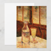 Nog steeds leven met Absinthe door Vincent van Gog (Voorkant / Achterkant)