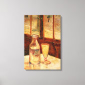 Nog steeds leven met Absinthe door Vincent van Gog Canvas Afdruk (Voorkant)