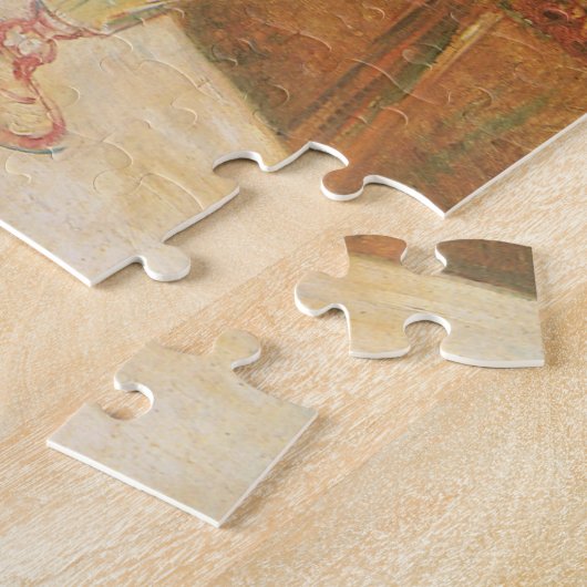 Nog steeds leven met Absinthe door Vincent van Gog Legpuzzel (Zijkant)