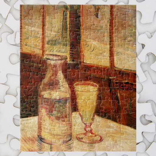 Nog steeds leven met Absinthe door Vincent van Gog Legpuzzel