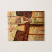 Nog steeds leven met Absinthe door Vincent van Gog Legpuzzel (Horizontaal)