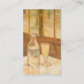 Nog steeds leven met Absinthe door Vincent van Gog Visitekaartje (Achterkant)