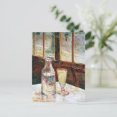 Nog steeds leven met Absinthe Van Gogh Fine Art Briefkaart (Staand voorkant)