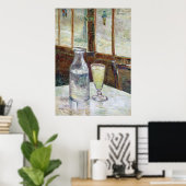 Nog steeds leven met Absinthe, Vincent Van Gogh Poster (Thuiskantoor)