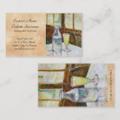 Nog steeds leven met Absinthe Vincent van Gogh ver Visitekaartje (Voorkant / Achterkant)