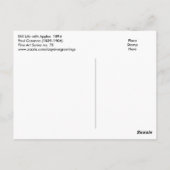 Nog steeds leven met appels door Cezanne Briefkaart (Achterkant)