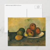 Nog steeds leven met appels door Paul Cezanne Briefkaart (Voorkant / Achterkant)