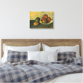 Nog steeds leven met appels door Paul Cezanne Canvas Afdruk (Insitu (Slaapkamer))