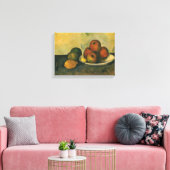 Nog steeds leven met appels door Paul Cezanne Canvas Afdruk (Insitu (Woonkamer))