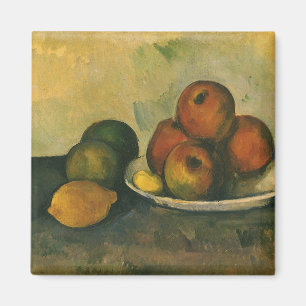 Nog steeds leven met appels door Paul Cezanne Magneet