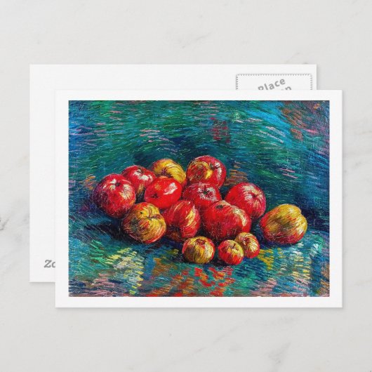 Nog steeds leven met appels door Vincent Van Gogh Briefkaart (Voorkant / Achterkant)