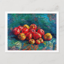 Nog steeds leven met appels door Vincent Van Gogh Briefkaart