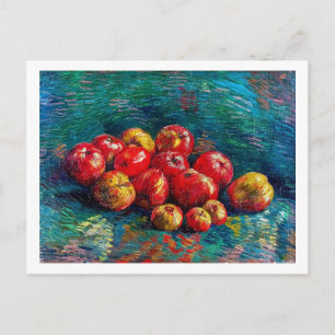 Nog steeds leven met appels door Vincent Van Gogh Briefkaart
