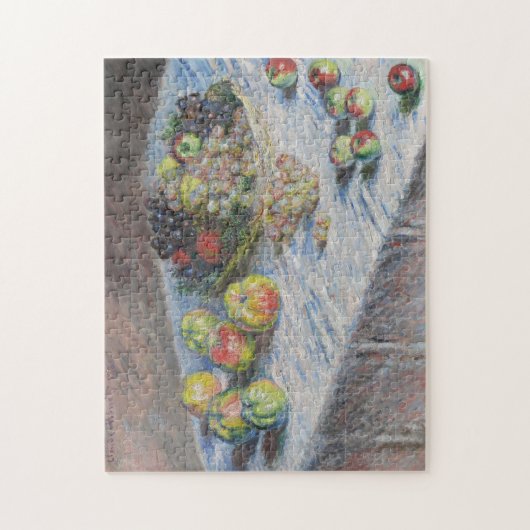 Nog steeds leven met appels en druiven - Monet Fin Legpuzzel (Verticaal)