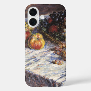 Nog steeds leven met appels en druiven van Claude iPhone 16 Hoesje