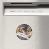 Nog steeds leven met appels en druiven van Claude Magneet (Insitu (Vaatwasser))