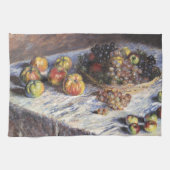 Nog steeds leven met appels en druiven van Claude  Theedoek (Horizontaal)