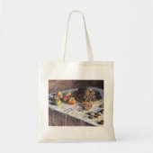 Nog steeds leven met appels en druiven van Claude Tote Bag (Voorkant)