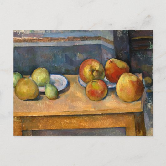 Nog steeds leven met appels Paul Cezanne Briefkaart (Voorkant)