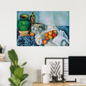 Nog steeds leven met appels, Paul Cézanne Poster (Thuiskantoor)