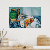 Nog steeds leven met appels, Paul Cézanne Poster (Keuken)