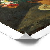 Nog steeds leven met asters poster (Hoek)