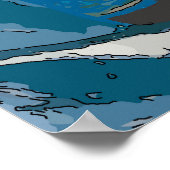 Nog steeds leven met Avacado Abstract Poster (Hoek)