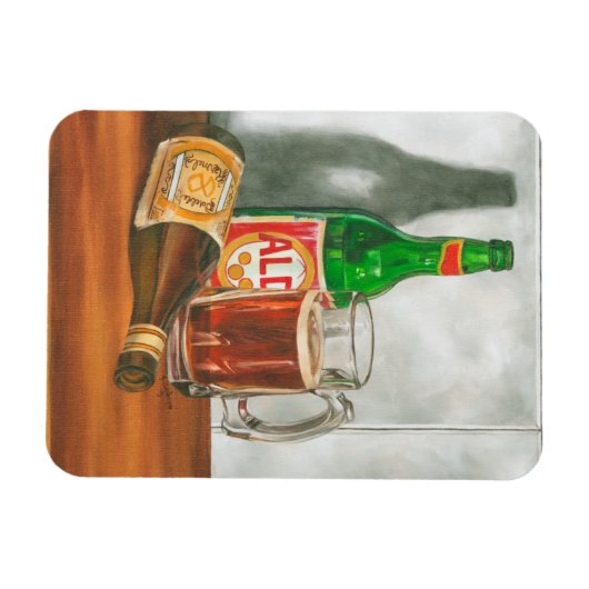 Nog steeds leven met Beer door Jennifer Goldberger Magneet (Horizontaal)