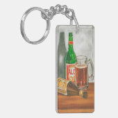 Nog steeds leven met Beer door Jennifer Goldberger Sleutelhanger (Voorkant Links)