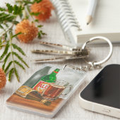 Nog steeds leven met Beer door Jennifer Goldberger Sleutelhanger (Voorkant Rechts)